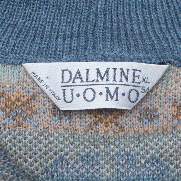 DALMINE UOMO Wool Sweater Size 54 Made in Italy - Picture 5 of 9